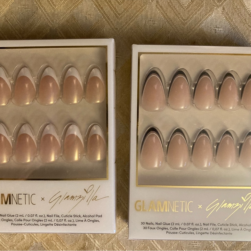 Glamnetic x Glamzilla Collab! French Tips Press-On Nails DUO
